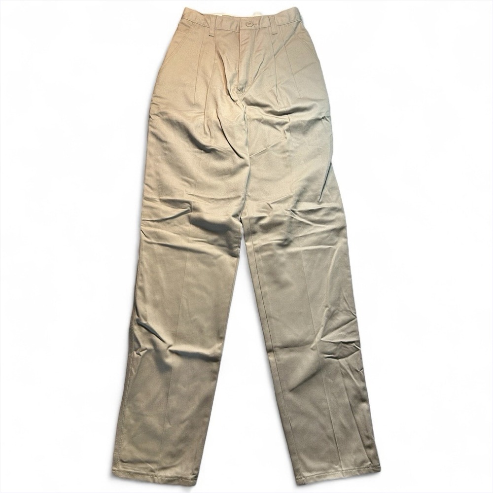 Vintage Wrangler Pants Womens Riata 6 X 34 Beige Pleated Western‎ Casual NOS 90s